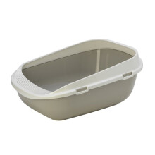 Bak met kattenbakvulling Garfy Groen XL 48 x 65 x 29,5 cm Speciaal voor grote katten grijs