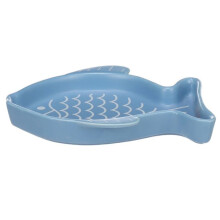 Fressnapf für Katzen 17 cm Fishie blau