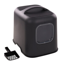Katten toilet huis 38 x 51 x 44 cm Trudy antraciet