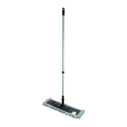 Teleskopischer Chenille-Mopp 130 cm in Gletscherblau
