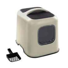 Huisje voor katten toilet 38 x 51 x 44 cm Trudy taupe