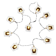 Guirlande Maison lumineuse intérieure blanc