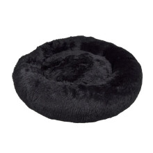 Almofada Redonda Gato ou Cachorro Relax Preto