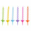 Set di 24 candele di compleanno 1