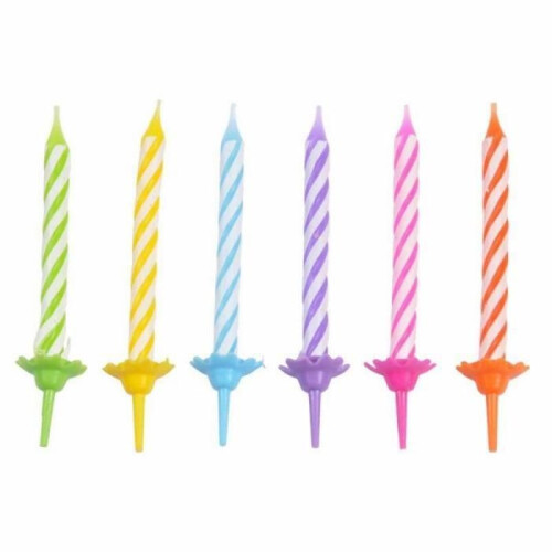 Set di 24 candele di compleanno