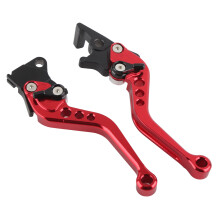 Motorcycle Brake Clutch Levers, CNC Aluminum Alloy Adjustable Height Levers with Precision Pivot Bore, Lightweight Design for Enhanced Safety and