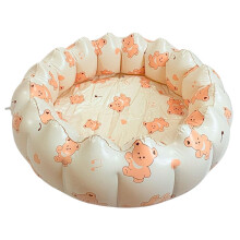 Inflatable Pool For Kids | Toddler PVC BlowUp Pool | Bright Colors Floating Cushions Bathtub For Outdoor Lake Patio