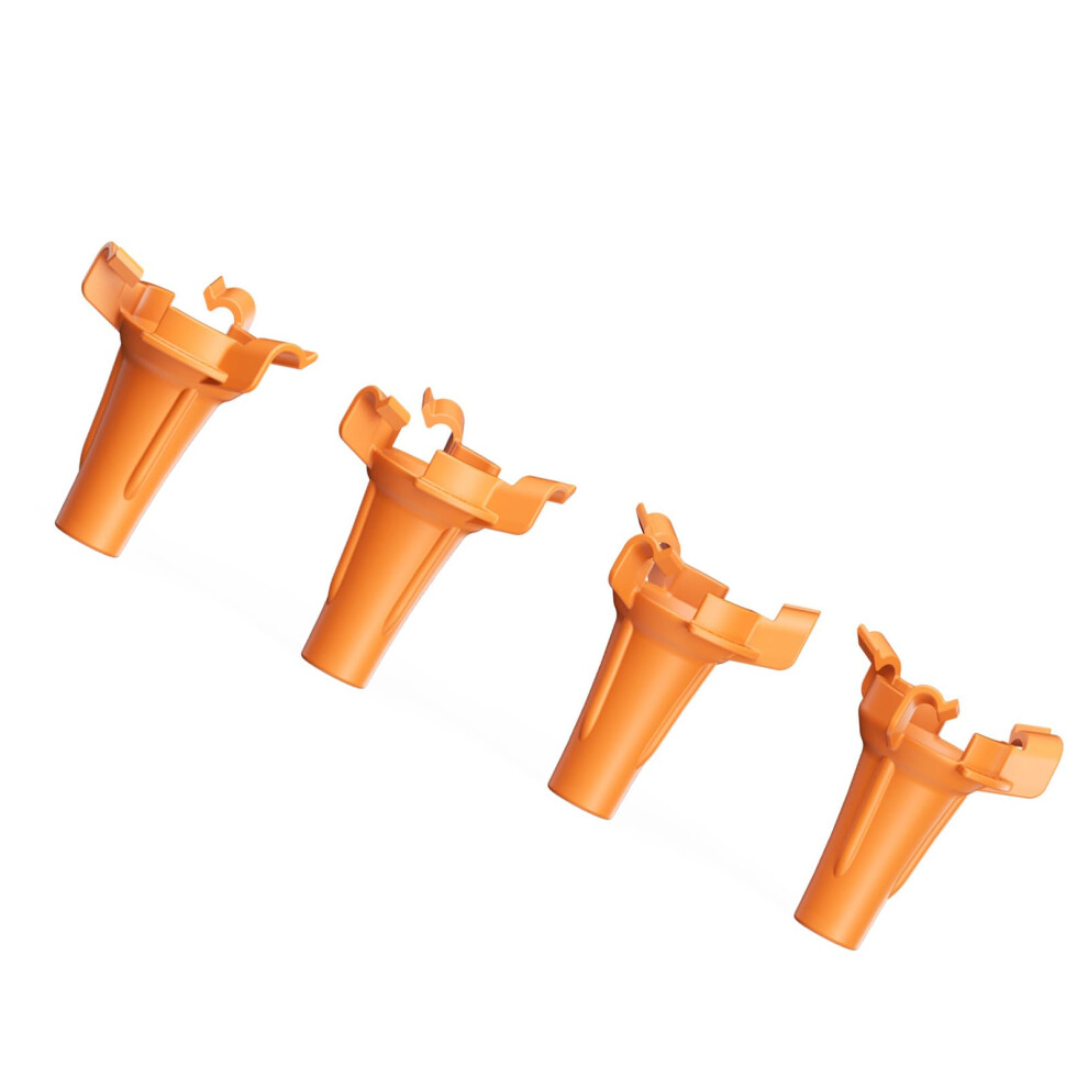 Drones Landing Gear Extender Set 10Mm Height Increase, Lightweight 4.8G, For Easy Flight Orange 9382693483355