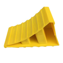 Heavy Duty Rubber Wheel Chocks for RVs and Trucks, NonSlip Grip, Fits Tires Up to 26'