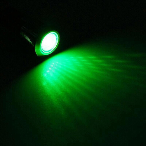 (Green) 12V 12mm led dashboard dash warning indicator signal light lamp