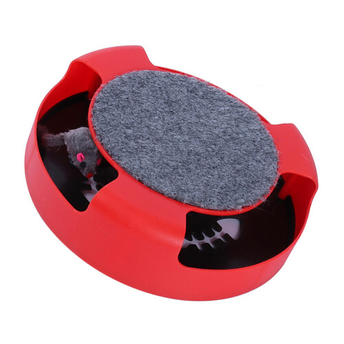 Interaktive Katzenspielzeugmaus mit-Rot