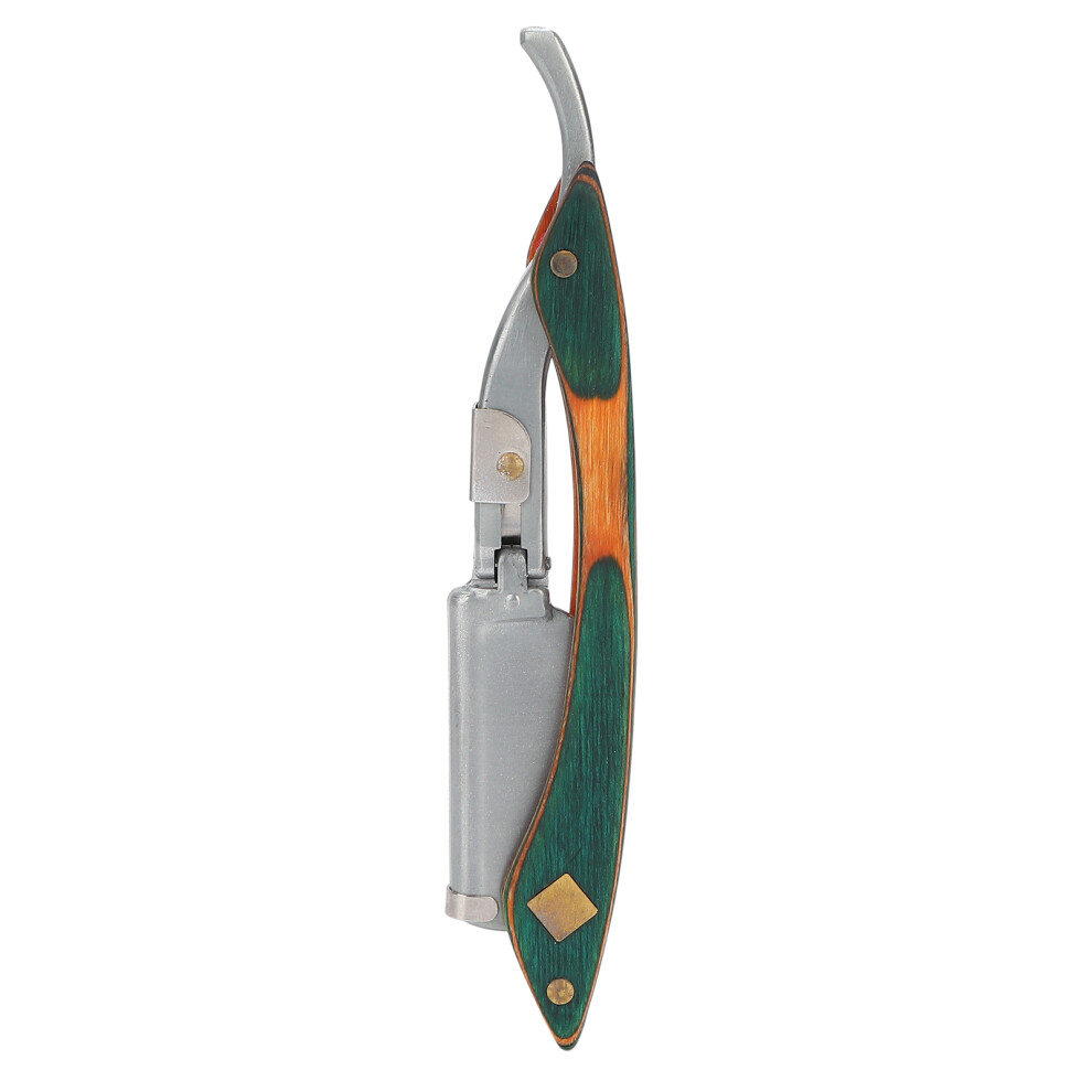 Vintage Straight Razor, Sharp Blade Men'S Shaver For Classic Grooming, Balance Weight & Ergonomic Design For Smooth Shaving