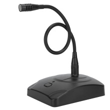 Kardioid kondensatormikrofon med ensartet kardioid pickup-mønster, logiske funktioner, programmerbar kontakt, LED-indikator til desktop, BY-GM12,