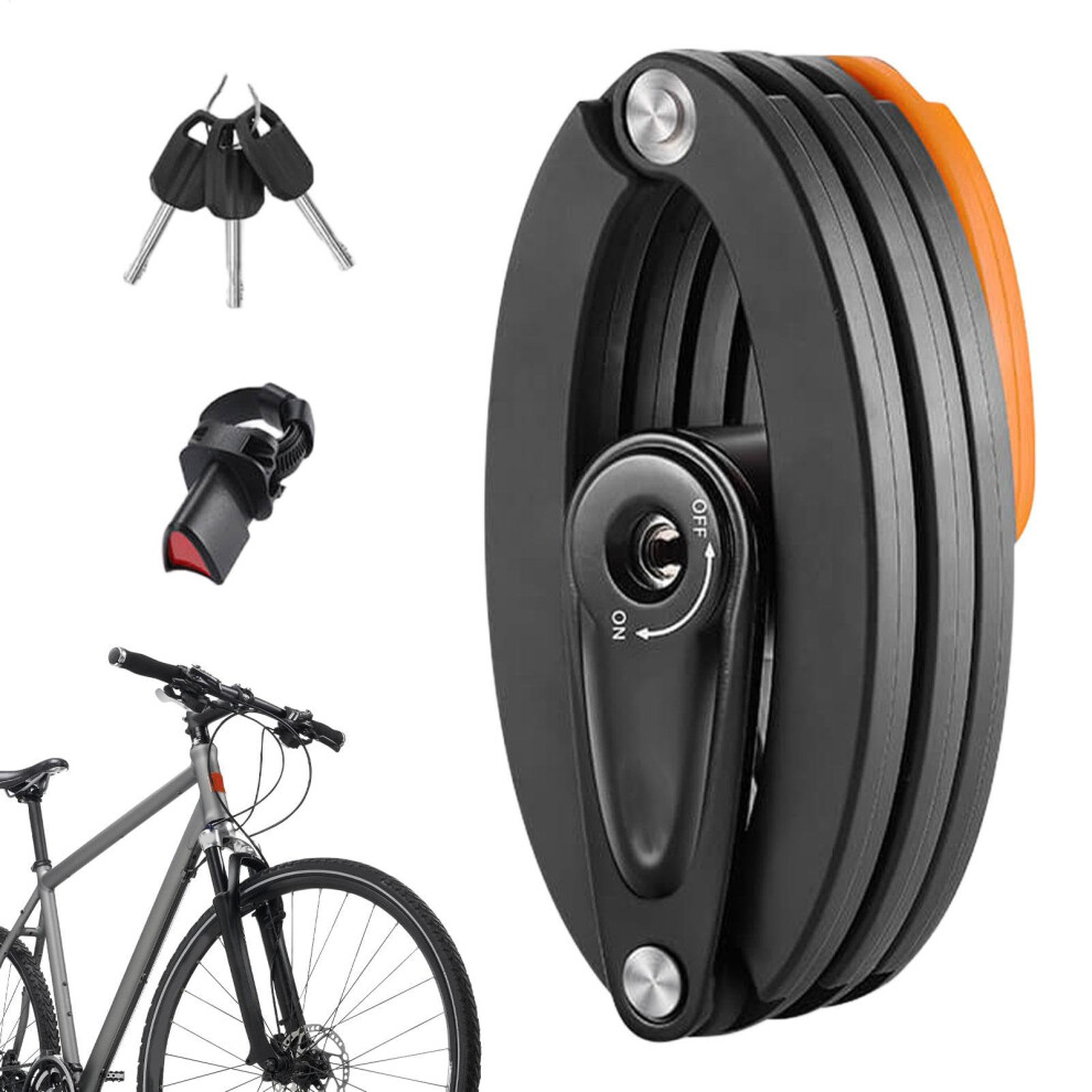 Bicycles Folding Lock 4Digit Combination Lock With Mount Bracket Heavy Duty Guard With 3 Keys Cycling Accessories-image-OPC-PPZSYBX-NEW