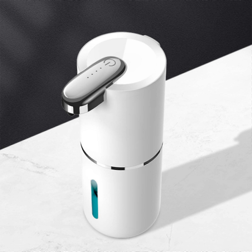 P12 Full White Automatic Foaming Hand Soap Dispenser, Adjustable Output, Contactless, ABS Bathroom Accessory, Multicolor 1