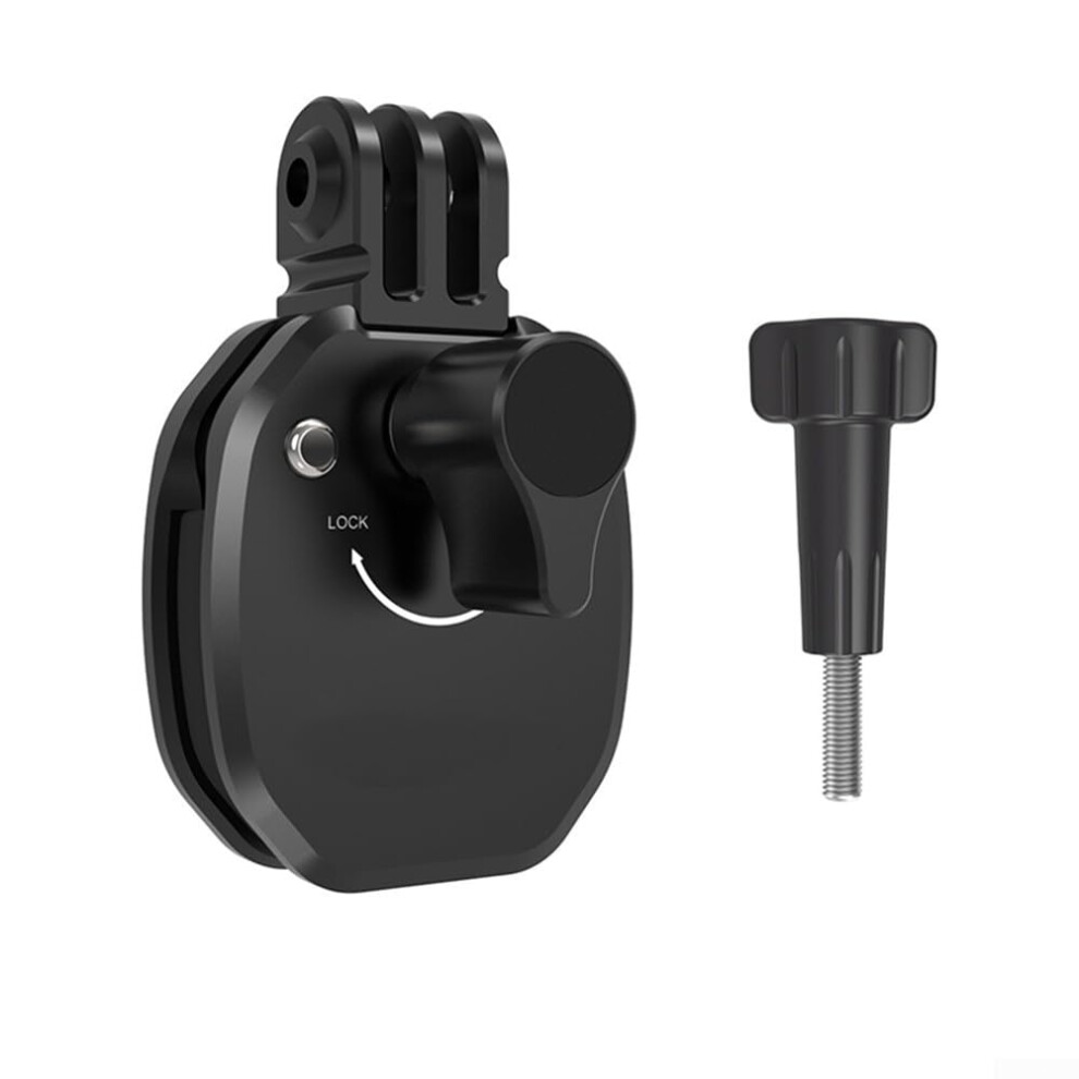 Motorcycle Windshield Mount Clamp Clip Compatible With Insta360 X5 Action Camera 7.6X4.1 Cm Bracket Black 9382693484697