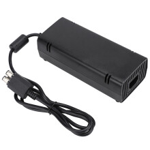 Netzteil für Xbox 360 Slim, Ersatz-Netzteil mit Lüfter, globaler Spannungsanzeige, LED-Anzeige und leiserer Ausführung für Konstantstrom