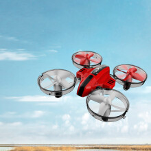 Kit d'assemblage de drone multi-modes avec planeurs, fonctionnalités d'aéroglisseur, flips 3D, mode sans tête, grossissement pour une précision