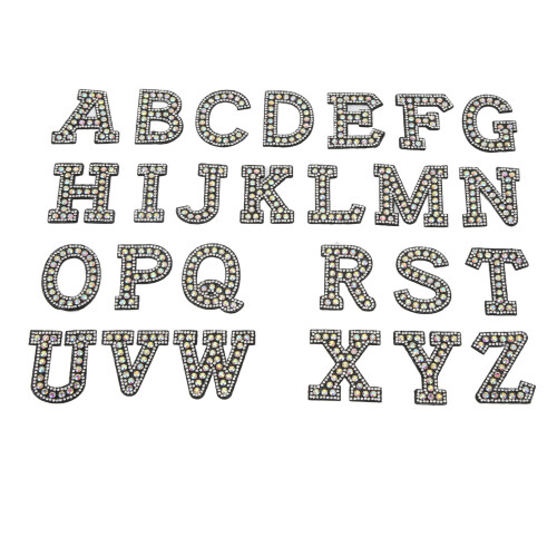26pcs Letter Patches Set, Clear Pattern, Neat Edges for DIY Sewing 2