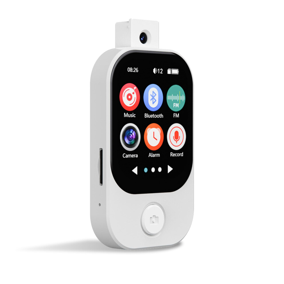 Mp3 Player Bluetooth 5.4, 2.01Inch Touchscreen, Hd 720P Camera, Fm Radio, Voice Recorder, Hifi Sound, Ebook, 8G Card 9199774157933