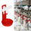10x Automatic Bird Waterer Cups with Tee Fitting - For Farm Use 13