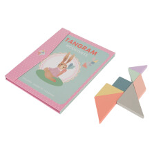 Klasická vzdelávacia aktivita s magnetickým tangramovým puzzle IQ vzdelávacia hračka, ktorá stimuluje inteligenciu a zlepšuje priestorové
