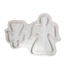 Siliconen mal 3D engel kaars mallen gietstukken mallen ornament