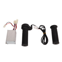Regolatore di velocità per scooter in lega di alluminio, controllo della velocità migliorato, kit motore a spazzole 12V250W con manopola