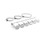 Motorcycle Heat Shield Front Exhaust Protector with Stylish Durable Silver Baffle Cover 1