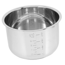 Rice Cooker Inner Pot Replacement – Durable Stainless Steel Liner for Electric MultiPurpose Cooking