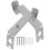 2 Pcs Extending Curtain Rod Bracket Wonderful Holder 6