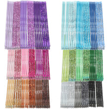 144 Pcs Glitter Clip Bobby Hairpins Practical Accessories