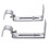 2 Pcs Extending Curtain Rod Bracket Wonderful Holder 3