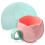 Retro Style Ceramic Tea Cups With Saucers, 2- For Use 1