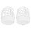 2Pcs PVC Rain Gutter Guard White Round Mesh Filter Easy Install 1