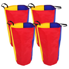 12Pcs Durable Colorful Race Bags Outdoor Kids Jumping Sack Game Set