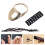 1 set professional archery brass finger ring, wear-resistant 3