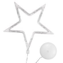 3Pcs High Brightness LED Star Window Lights for Christmas and Festive