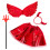 1Set Kindvriendelijke Halloween Duivel Accessoires 4