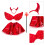 1Set Kindvriendelijke Halloween Duivel Accessoires 5