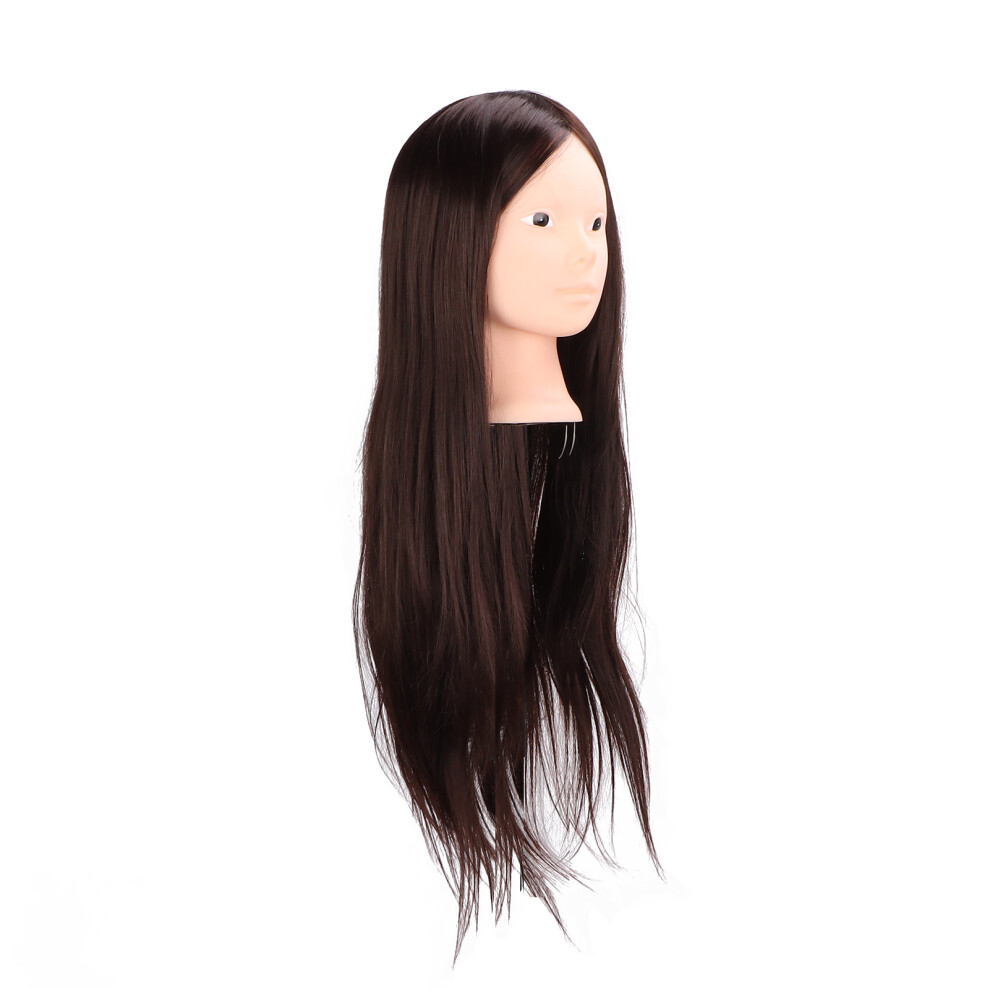 High Temp Synthetic Hair Mannequin Head for Beauty Training & Styling