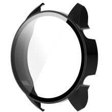 Ochranná fólie na displej s vysokým rozlišením, vodotěsná tvrzená skleněná fólie pro 48mm barevné sportovní hodinky, silikonové pouzdro
