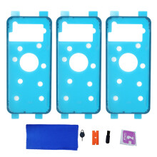 Tejp för Samsung Galaxy S8+Plus G955, färdigskuren design original bakstycke med vattentät försegling (3 st)