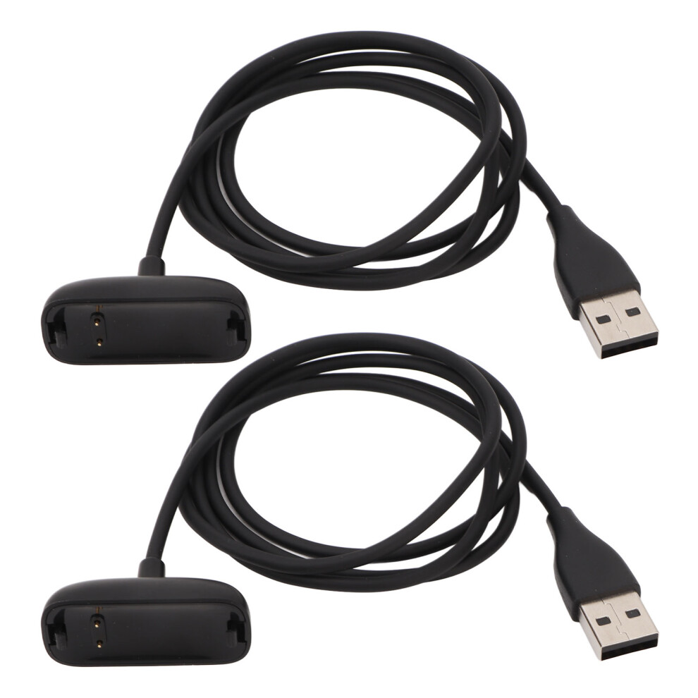 Quick Charge Charger Cable For Fitbit Inspire 3, 2Pcs With Stable Charging & Portable Design, 1M Length 9012494362145