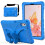 (Style E, Multicolor) For Lenovo Tab M9 Case Butterfly Kickstand EVA Tablet Cover with Shoulder Strap 1