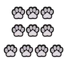 10/50 stuks hondenpoten borduurpatches dierenpoten-10 pk