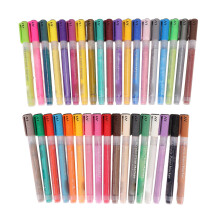 Acrylfarben-Marker-Set mit deckender, schnelltrocknender und wasserfester Tinte, ungiftig, leuchtende Farben, Doppelspitze für Stein, Holz,