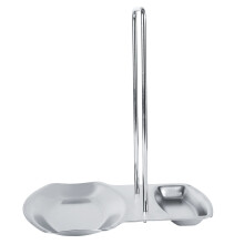 Spoon Rest Holder For Kitchen Vertical Design Stainless Steel Corrosion Resistant Easy To Clean Leak Proof Innovative Rubber Unique Design Suitable
