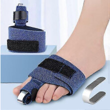(2 Pcs) Toe Splint Toe Straightener Hammer Toe Corrector For Women Men,toe Brace Support For Broken Toe, Crooked Toe, Claw Toe