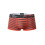 (L,Orange)Mens Striped Ice Silk Translucent Breathable Thin Elastic Mid Waist Boxers 1